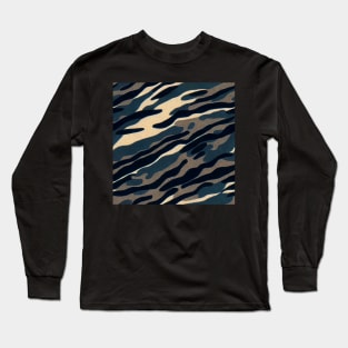 Navy Camouflage Army Pattern, a perfect gift for all soldiers, asg and paintball fans! #51 Long Sleeve T-Shirt